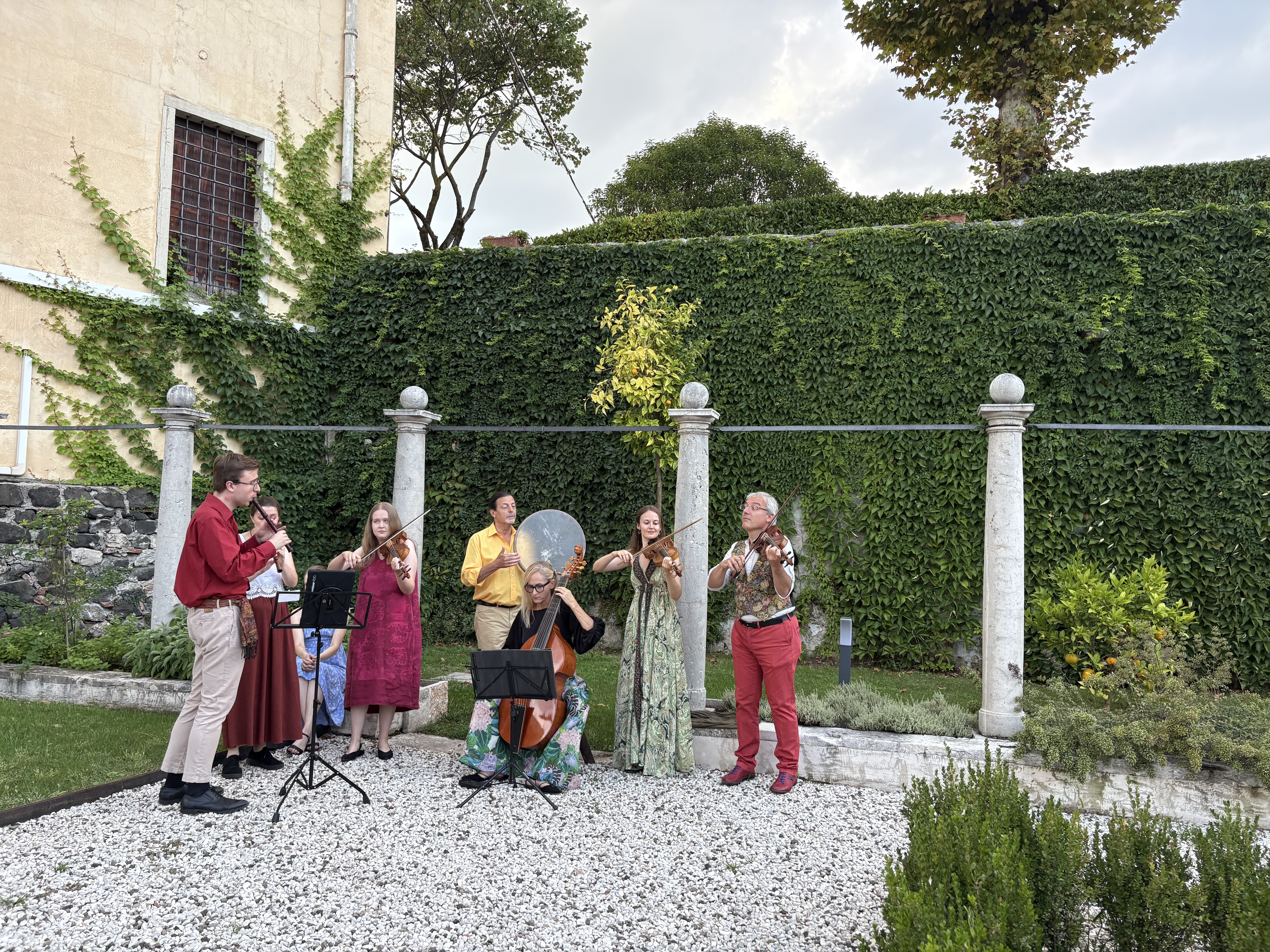 Konzert im Park der Villa Godi Malinverni, Lugo di Vicenza